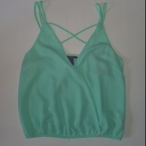 Mint Green sexy tank crop top